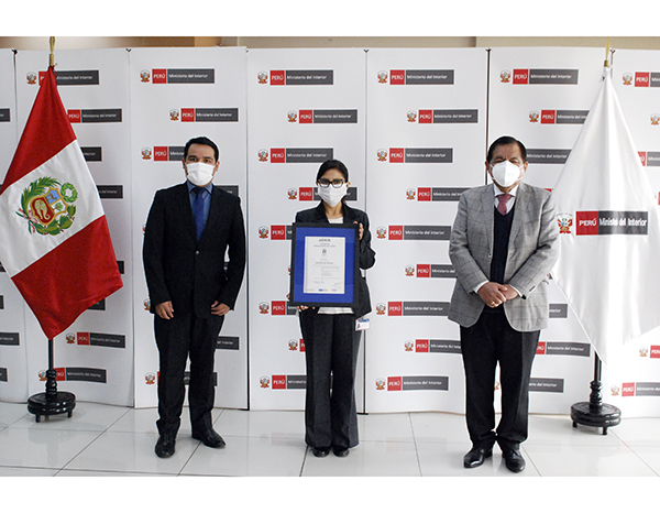 El Ministerio del Interior del Perú apuesta por la ISO 9001